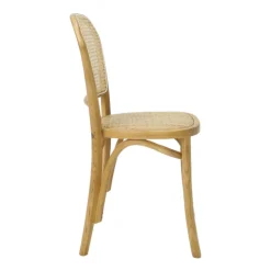 Chaise De Cuisine|Chaise De Salle à Manger*BrasserieChaise bistrot en bois et cannage