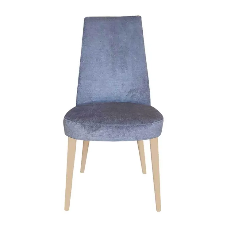 Lujosa Chaise De Salle à Manger|Chaise Salon*Brisa Chaise confortable en tissu pieds bois