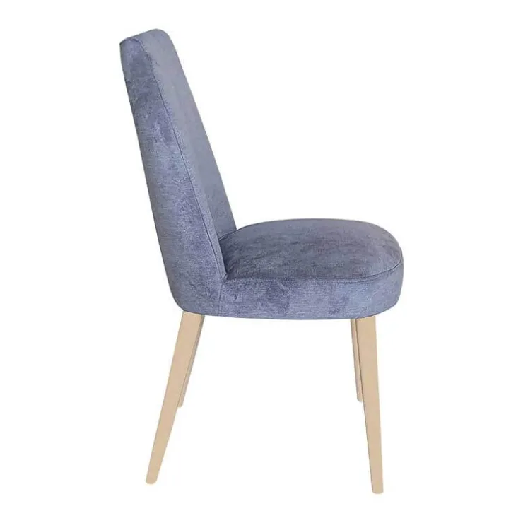 Lujosa Chaise De Salle à Manger|Chaise Salon*Brisa Chaise confortable en tissu pieds bois