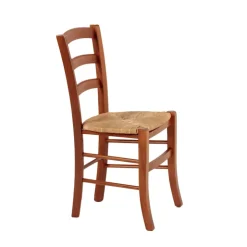 Chaise De Cuisine*Brocéliande Chaise de cuisine rustique en bois massif et paille