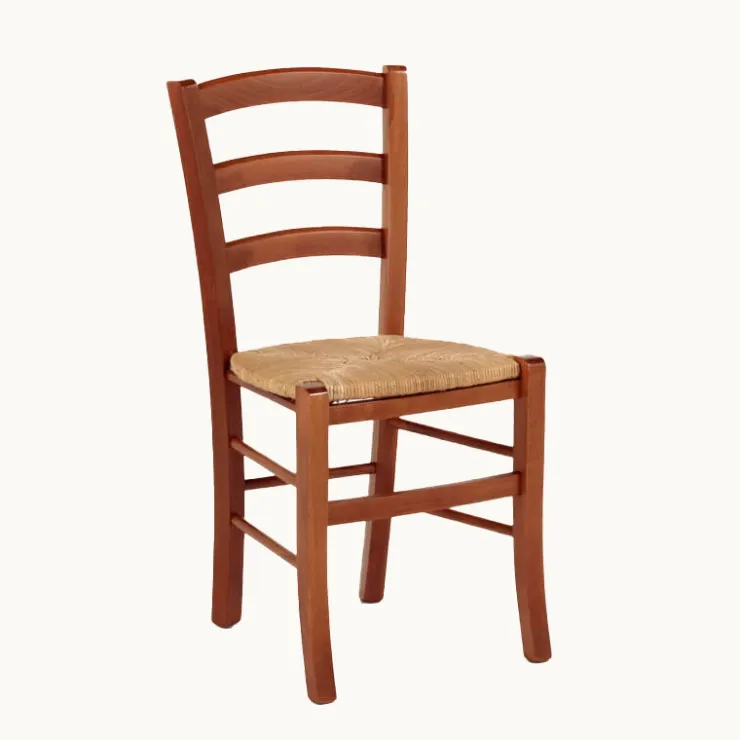 Chaise De Cuisine*Brocéliande Chaise de cuisine rustique en bois massif et paille