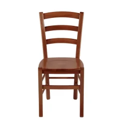 Chaise De Cuisine*Brocéliande Chaise de cuisine rustique en bois massif avec assise bois