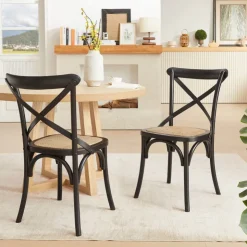 Chaise De Cuisine|Chaise De Salle à Manger*CabaretChaise style bistrot en bois