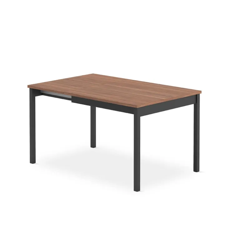 Perfecta Table De Cuisine|Table De Salle à Manger*Cabrio Table carrée extensible en stratifié avec pieds en métal