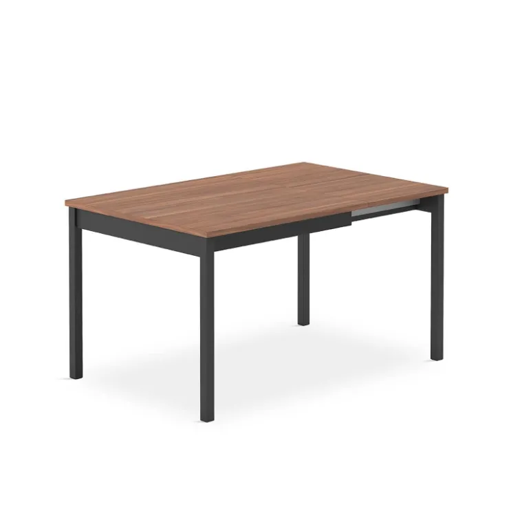 Perfecta Table De Cuisine|Table De Salle à Manger*Cabrio Table carrée extensible en stratifié avec pieds en métal