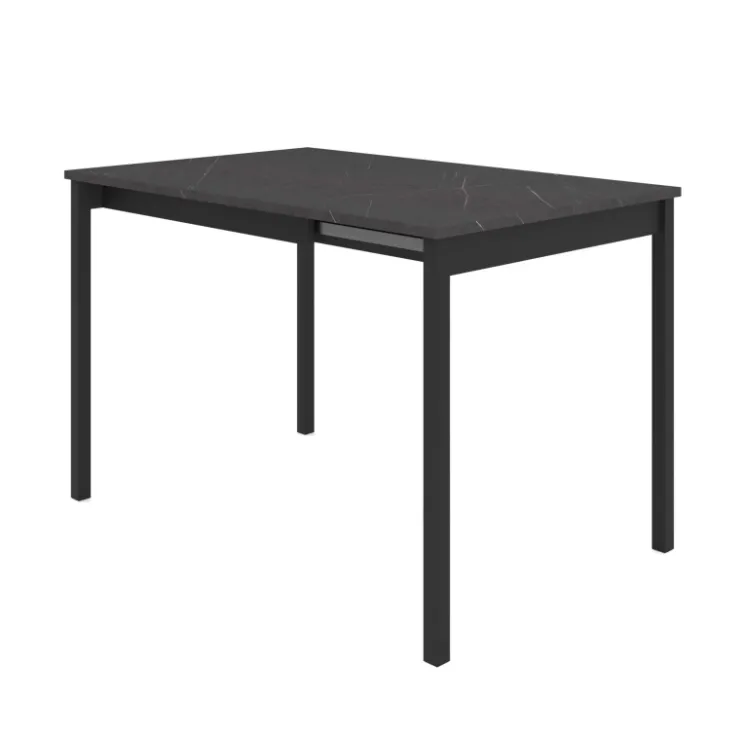 Perfecta Table De Cuisine|Table De Salle à Manger*Cabrio Table snack carrée extensible en stratifié avec pieds en métal