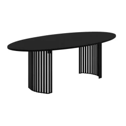 Perfecta Table De Salle à Manger*Canvas Grande table design ovale avec pieds ajourés