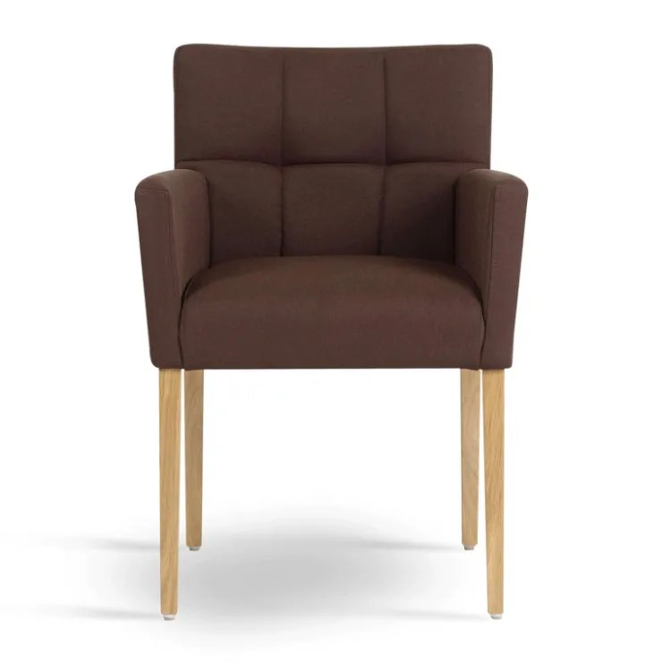 Mobitec Chaise De Salle à Manger|Chaise Salon*Carré ® Fauteuil de séjour en bois et tissu