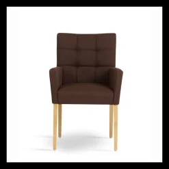 Mobitec Chaise De Salle à Manger|Chaise Salon*Carré ® Fauteuil de salon contemporain en bois et tissu