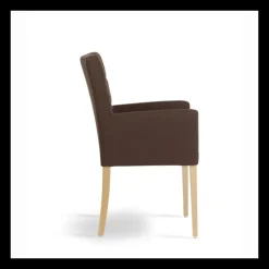 Mobitec Chaise De Salle à Manger|Chaise Salon*Carré ® Fauteuil de salon contemporain en bois et tissu