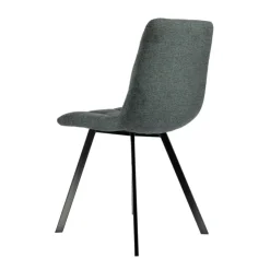 Chaise Salon|Chaise Pour Chambre*CarviChaise moderne matelassée en tissu avec pied en métal
