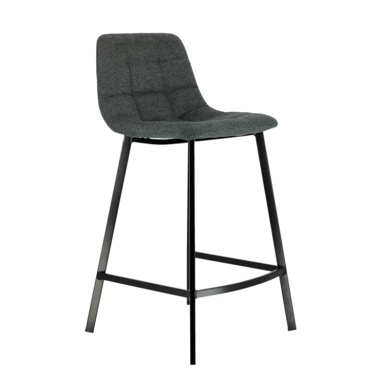 Tabouret Snack (assise +/- 65 Cm)|Tabouret De Bar (assise +/- 80 Cm)*CarviTabouret matelassé hauteur snack en tissu