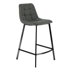 Tabouret Snack (assise +/- 65 Cm)|Tabouret De Bar (assise +/- 80 Cm)*CarviTabouret matelassé hauteur snack en tissu