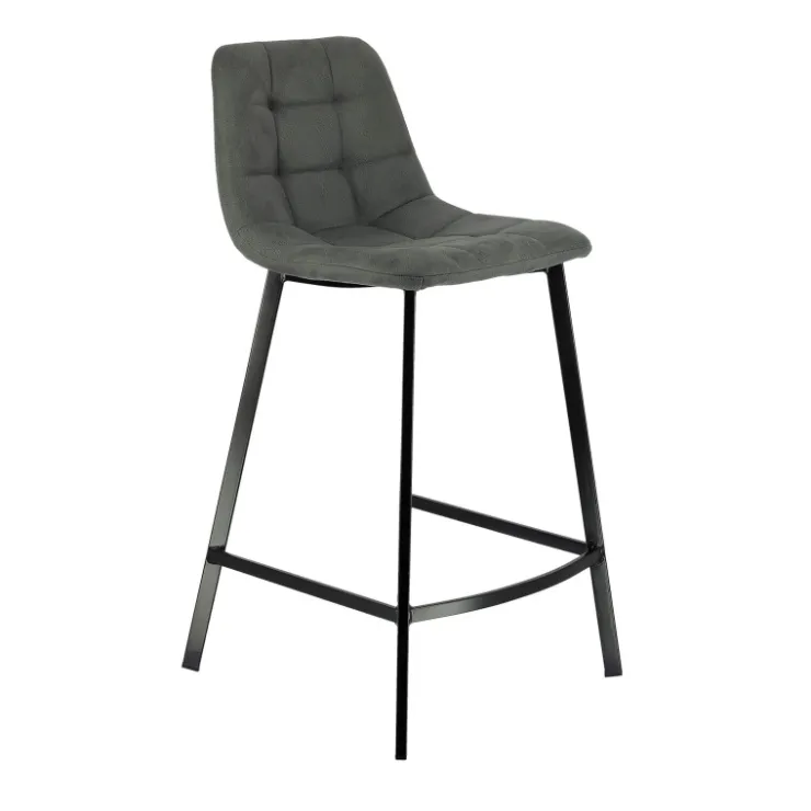 Tabouret Snack (assise +/- 65 Cm)|Tabouret De Bar (assise +/- 80 Cm)*CarviTabouret matelassé hauteur snack en tissu