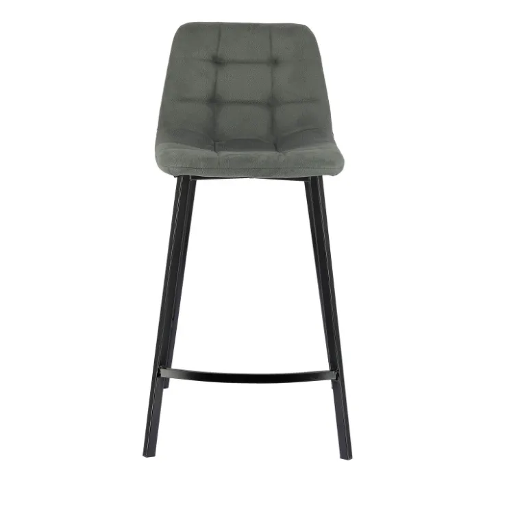 Tabouret Snack (assise +/- 65 Cm)|Tabouret De Bar (assise +/- 80 Cm)*CarviTabouret matelassé hauteur snack en tissu