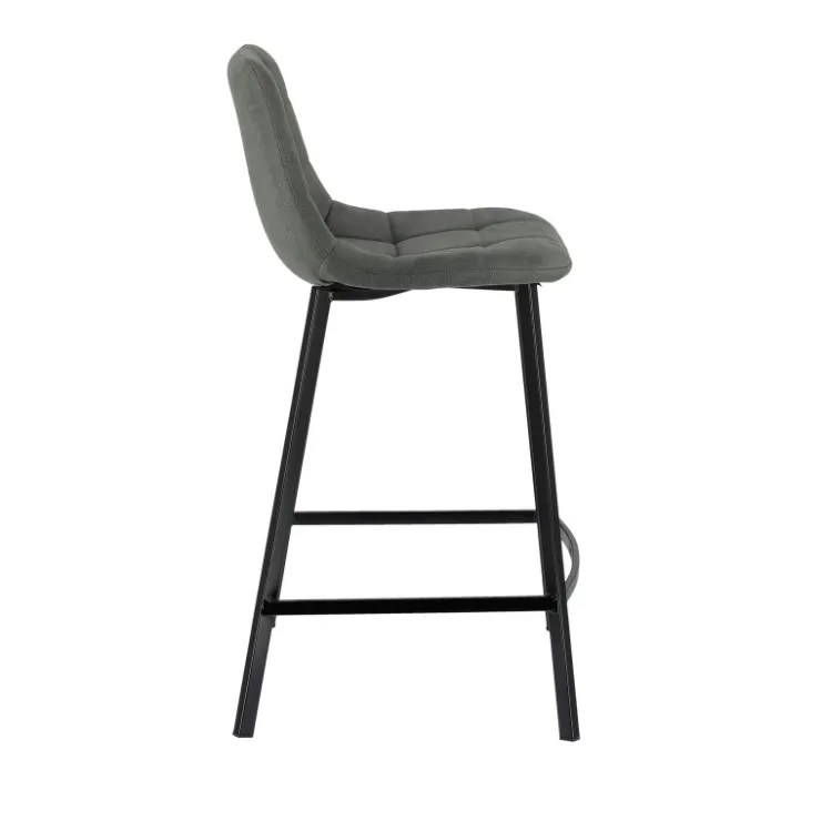 Tabouret Snack (assise +/- 65 Cm)|Tabouret De Bar (assise +/- 80 Cm)*CarviTabouret matelassé hauteur snack en tissu