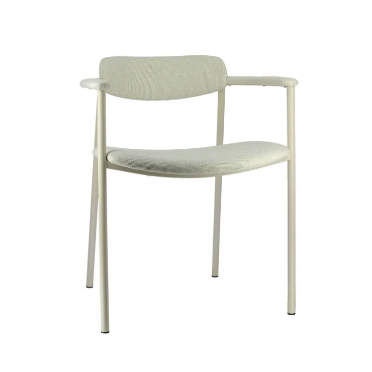 Perfecta Chaise De Salle à Manger|Fauteuil De Salon*Cassis Fauteuil moderne en tissu avec accoudoirs et pieds en métal