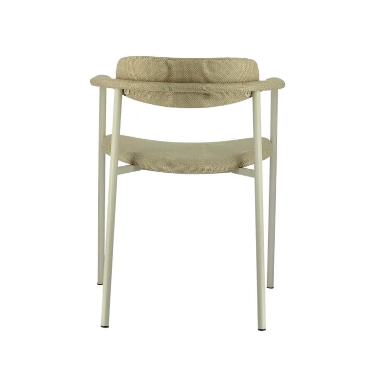Perfecta Chaise De Salle à Manger|Fauteuil De Salon*Cassis Fauteuil moderne en tissu avec accoudoirs et pieds en métal