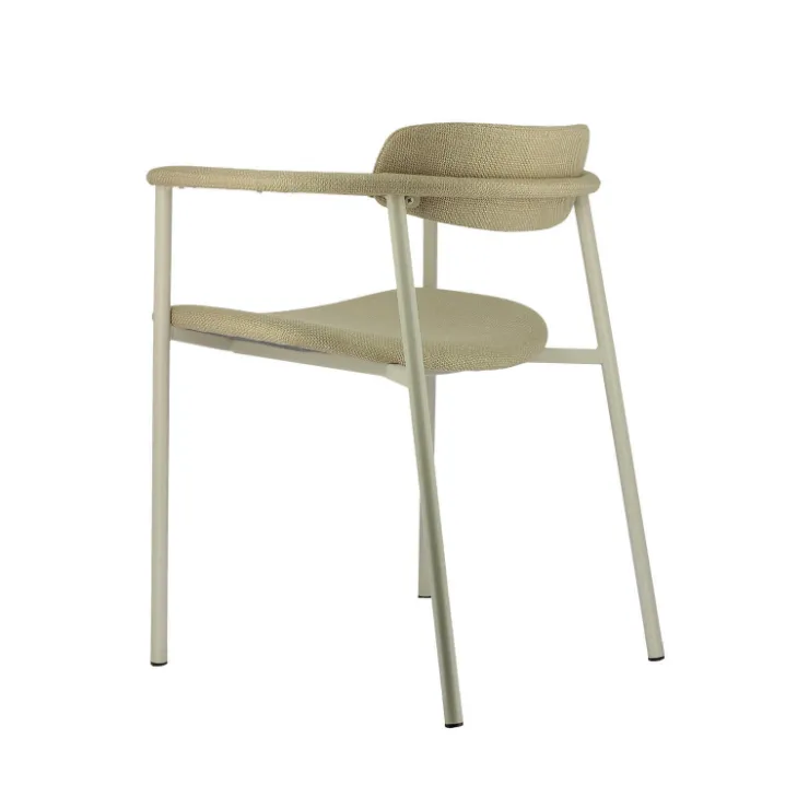 Perfecta Chaise De Salle à Manger|Fauteuil De Salon*Cassis Fauteuil moderne en tissu avec accoudoirs et pieds en métal