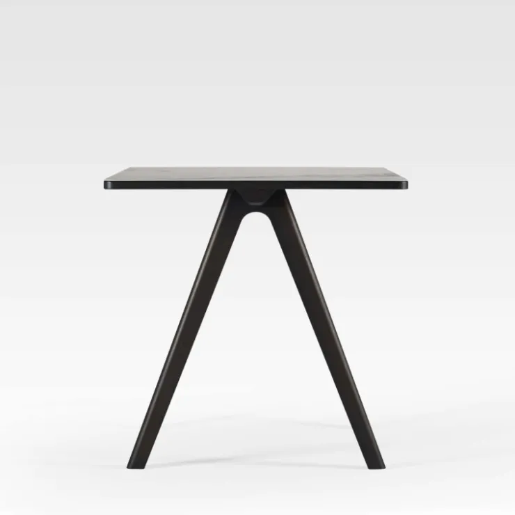 Dasras Table De Salle à Manger*Chevron Table haute de designer en céramique et bois