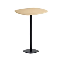 Perfecta Table De Cuisine|Table Pour Petit Espace*Circa Table de bar carrée aux bords arrondis avec pied central