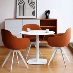 Cancio Table De Cuisine|Table Pour Petit Espace*Circus Table de cuisine ronde en verre petit espace