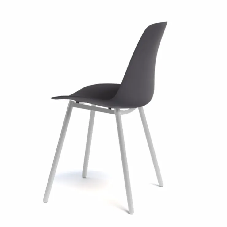 Perfecta Chaise De Cuisine|Chaise De Salle à Manger*Claudio Chaise moderne en polypropylène et métal