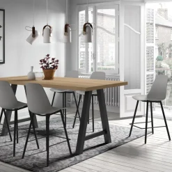 Perfecta Tabouret Snack (assise +/- 65 Cm)|Tabouret De Bar (assise +/- 80 Cm)*Claudio Tabouret snack moderne avec coque en polypropylène