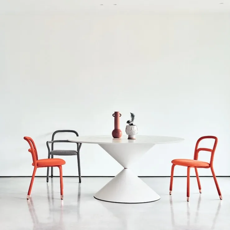 Midj Table De Salle à Manger*Clessidra ® Table de salle à manger ronde design en bois