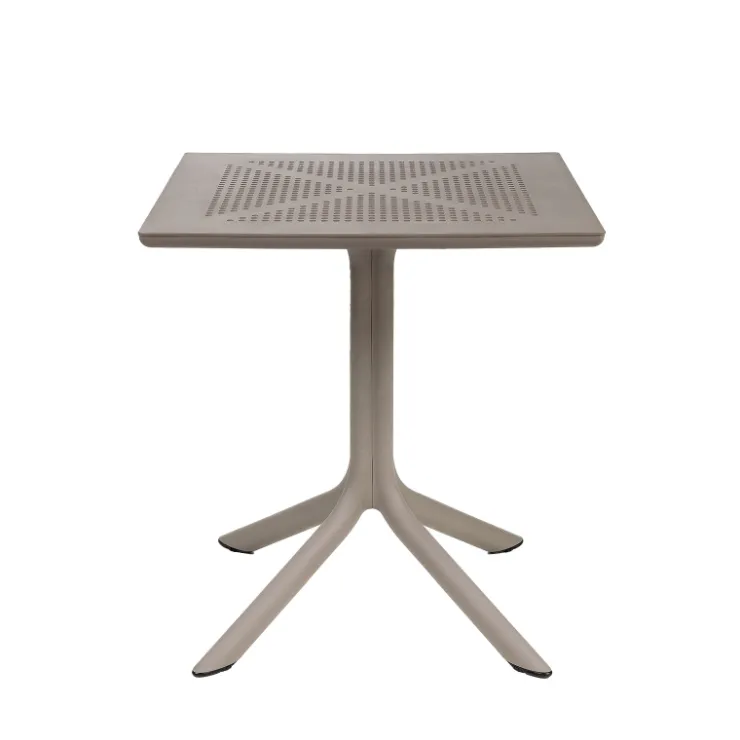 Table De Jardin*Clip Petite table de jardin carrée en polypropylène
