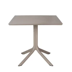 Table De Jardin*Clip Petite table de jardin carrée en polypropylène