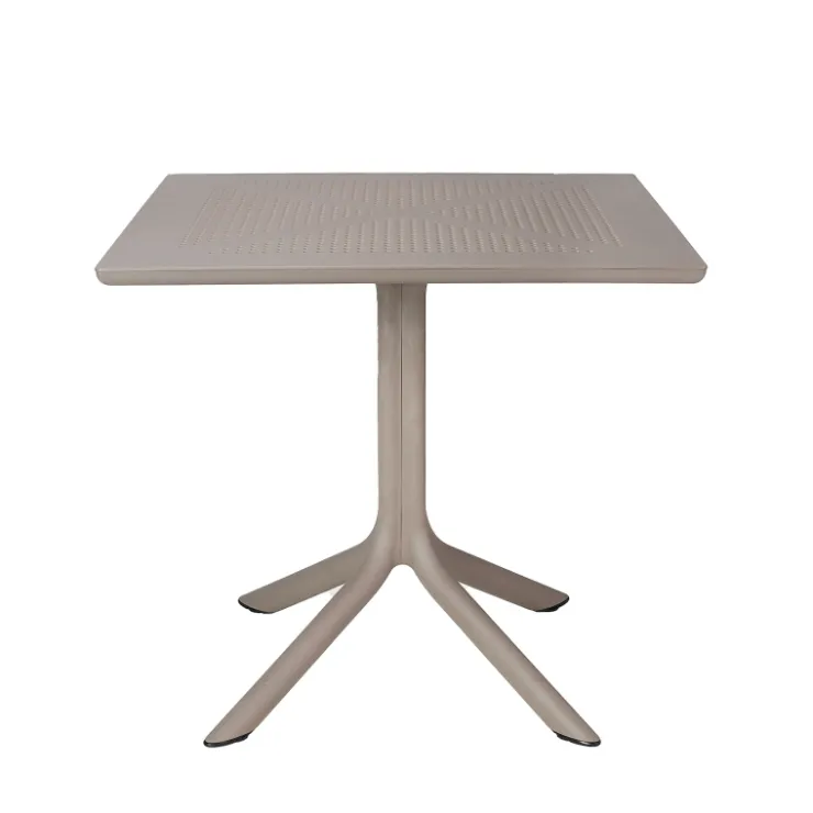 Table De Jardin*Clip Petite table de jardin carrée en polypropylène