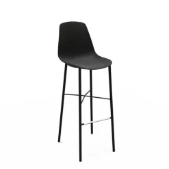 Perfecta Tabouret De Bar (assise +/- 80 Cm)*Cloe Tabouret de bar belge moderne avec coque en polypropylène et pieds en métal
