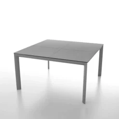 Dexo Table De Salle à Manger*Cocoon Table carrée extensible en céramique et pieds en métal
