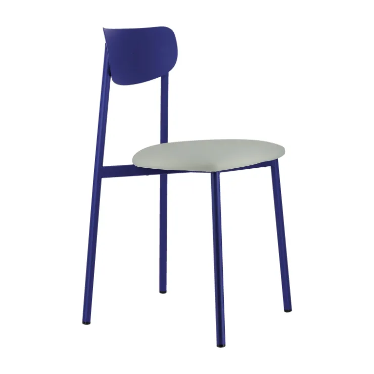 Carrier Chaise De Cuisine|Chaise De Salle à Manger*Colette ® Chaise française en métal avec assise en simili rembourrée