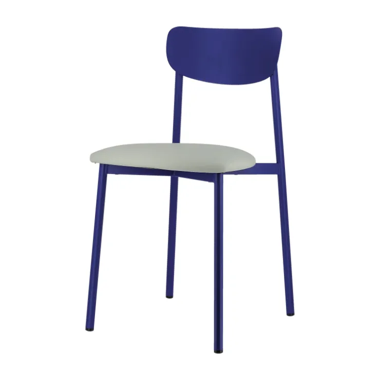 Carrier Chaise De Cuisine|Chaise De Salle à Manger*Colette ® Chaise française en métal avec assise en simili rembourrée