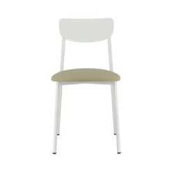 Carrier Chaise De Cuisine|Chaise De Salle à Manger*Colette ® Chaise française en métal avec assise en simili rembourrée