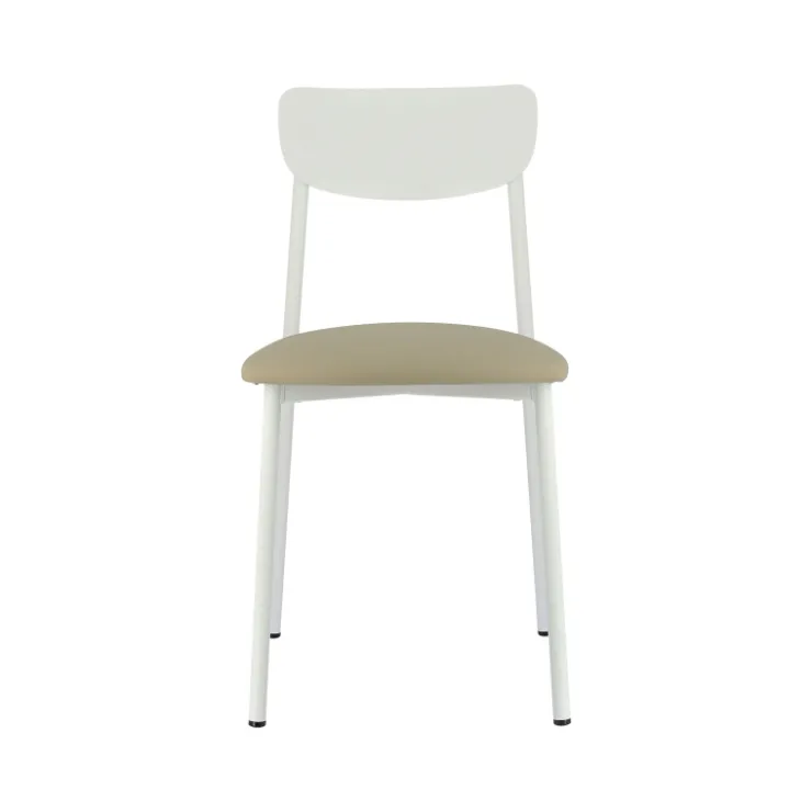 Carrier Chaise De Cuisine|Chaise De Salle à Manger*Colette ® Chaise française en métal avec assise en simili rembourrée