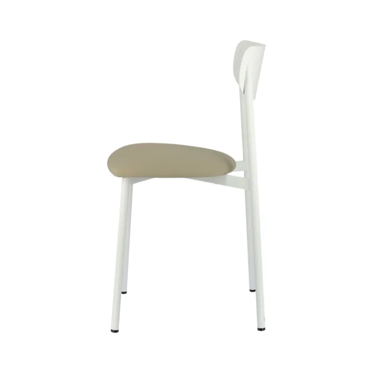 Carrier Chaise De Cuisine|Chaise De Salle à Manger*Colette ® Chaise française en métal avec assise en simili rembourrée