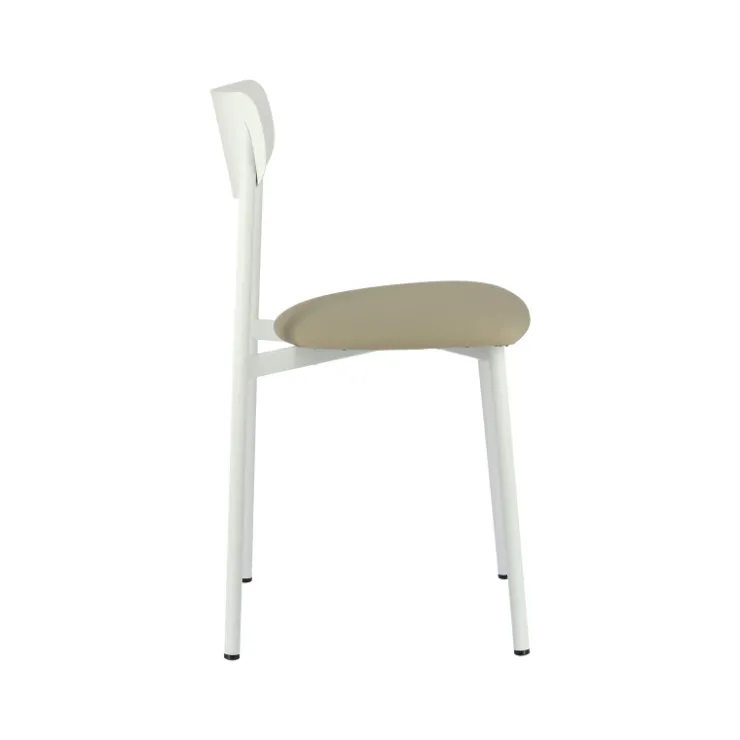 Carrier Chaise De Cuisine|Chaise De Salle à Manger*Colette ® Chaise française en métal avec assise en simili rembourrée