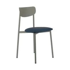 Carrier Chaise De Cuisine|Chaise De Salle à Manger*Colette ® Chaise française en métal avec assise en simili rembourrée