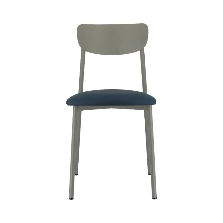 Carrier Chaise De Cuisine|Chaise De Salle à Manger*Colette ® Chaise française en métal avec assise en simili rembourrée
