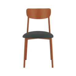 Carrier Chaise De Cuisine|Chaise De Salle à Manger*Colette ® Chaise française en métal avec assise en simili rembourrée
