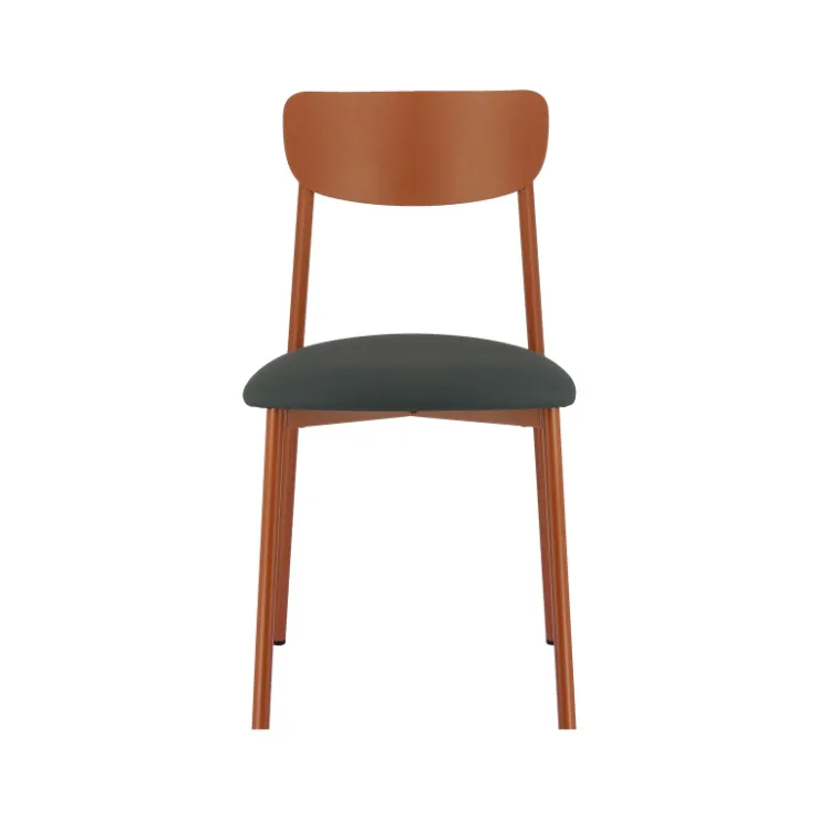 Carrier Chaise De Cuisine|Chaise De Salle à Manger*Colette ® Chaise française en métal avec assise en simili rembourrée