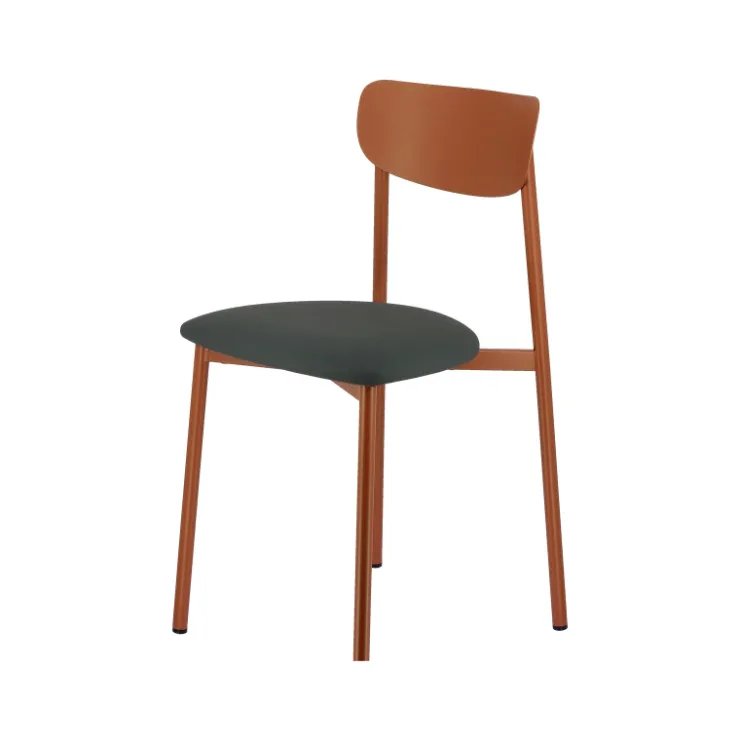 Carrier Chaise De Cuisine|Chaise De Salle à Manger*Colette ® Chaise française en métal avec assise en simili rembourrée