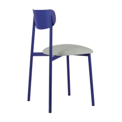 Carrier Chaise De Cuisine|Chaise De Salle à Manger*Colette ® Chaise française en métal avec assise en simili rembourrée