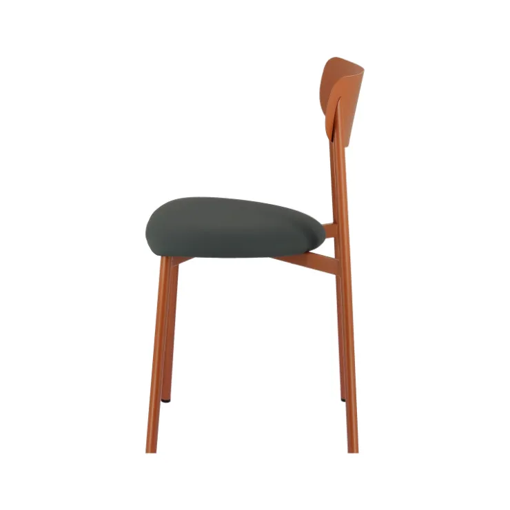 Carrier Chaise De Cuisine|Chaise De Salle à Manger*Colette ® Chaise française en métal avec assise en simili rembourrée