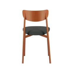 Carrier Chaise De Cuisine|Chaise De Salle à Manger*Colette ® Chaise française en métal avec assise en simili rembourrée