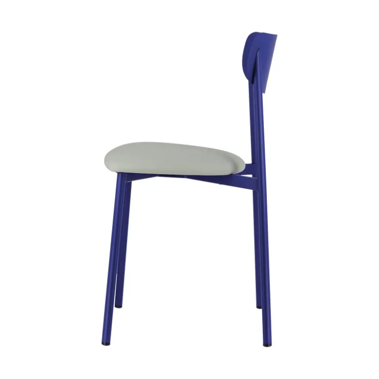 Carrier Chaise De Cuisine|Chaise De Salle à Manger*Colette ® Chaise française en métal avec assise en simili rembourrée