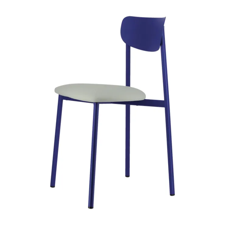 Carrier Chaise De Cuisine|Chaise De Salle à Manger*Colette ® Chaise française en métal avec assise en simili rembourrée
